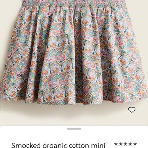 J. Crew Multicolor Paisley Mini Skirt